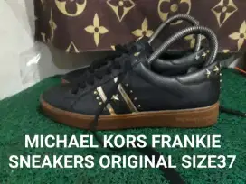 MICHAEL KORS SNEAKERS LEATHER ORIGINAL SIZE36/37 kndisi ok90% asli
