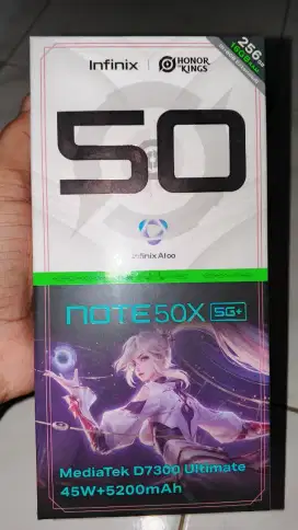 BNIB Infinix Note 50x 5G+ 16/256 segel pabrik garansi resmi