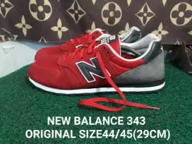 NEW BALANCE 343 SUEDE ORIGINAL SIZE44 kndisi ok90% asli bukan lokal/kw