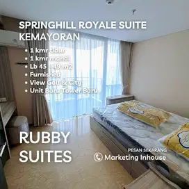 APARTEMEN SPRINGHILL ROYAL SUITE KEMAYORAN UNIT BARU TOWER BARU DP 0%