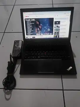 Laptop Thinkpad core i5 ram 8 SSD 256 batre awet no minus