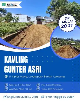 TANAH KAVLING DI PRAMUKA BISA KREDIT DP RINGAN
