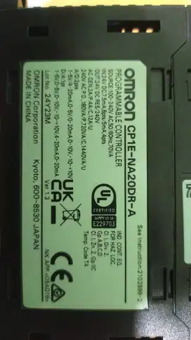 PLC CP1E - NA20DR - A