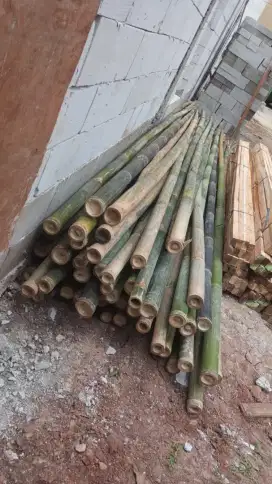 Jual bambu steger dan kayu kaso
