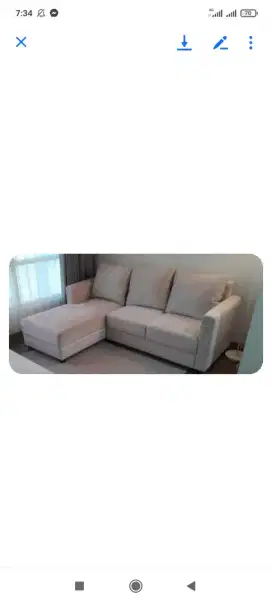 Sofa L Selonjoran Kanan
