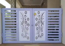 Bengkel las Lampung tralis kanopi pintu pagar gerbang tangga