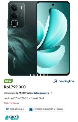 realme C71 6/128GB - Forest Owl