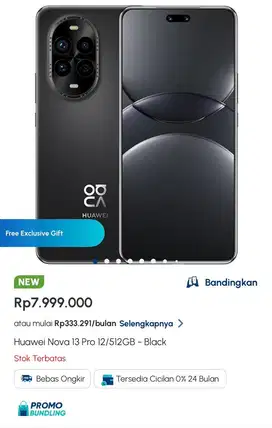 Huawei Nova 13 Pro 12/512GB - Black