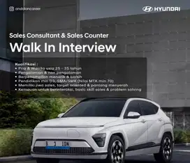 Lowongan pekerjaan sales mobil hyundai