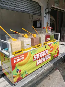 Gerobak bekas usaha dagangan makanan & minuman