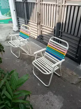 Kursi Jadul Kursi Pelangi Kursi Karet Lawas Vintage