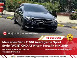 [LOW KM] Mercedes Benz Mercy E300 E 300 (W213) CKD AT Hitam 2019/2020
