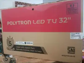 Smart TV 32 Polytron Digital Tv, Baru, Garansi Resmi dan Tukar Tambah