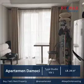 DIJUAL/DISEWA MURAH APARTEMEN DAMOCI TYPE STUDIO FULL FURNISHED JAKBAR