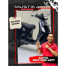 Perfect Condition!!Vespa LX 125 I get 2019 Blalck Mulus-Mustika Saiful