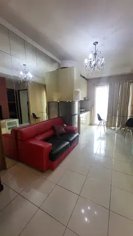 Disewakan tipe 2 BR Furnish siap Huni Best View Di Apt. Medit 2