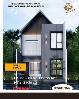 Dijual Rumah 2 Lantai 900 Juta Nempel Jagakarsa Jakarta Selatan