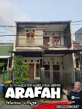 dijual murah rumah  2 lantai di islamic village