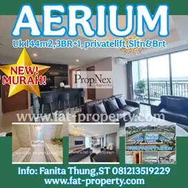 BARU!Dijual Apt Aerium by Sinarmas Land di TPB JakBar uk 144m2(3BR+1)