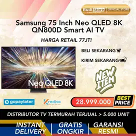 SAMSUNG 75QN800D 75 INCH NEO QLED 8K ULTRA HD QN800D NEW