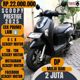 SCOOPY PRESTIGE 2025  SECOND LIKE NEW ( KM LOW)