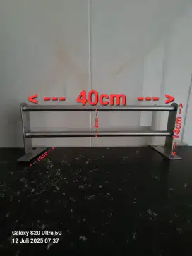 Dijual Cepat Rak Handuk Gantungan Stainless
