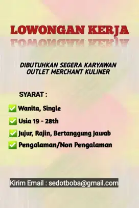LOWONGAN KERJA UNTUK WANITA