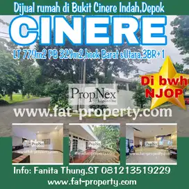 Dijual rumah asri di Bukit Cinere Indah,Depok LT779m2 LB 329m2,hoek