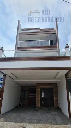 Rumah Mewah Baru 4 Lantai di Citra Garden 2