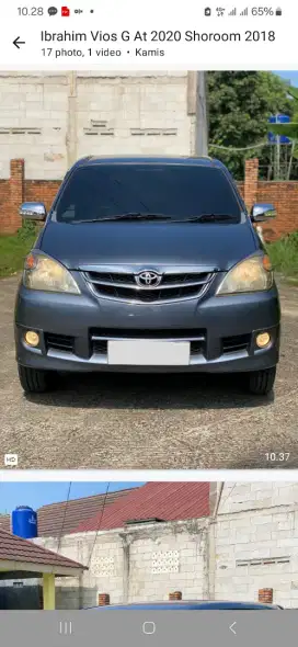 Toyota avanza g at 1.300.cc thn 2010