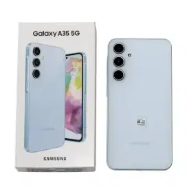 Jual cepat samsung A35 5G ,udah sama cas ori + hf, anti gores kamera