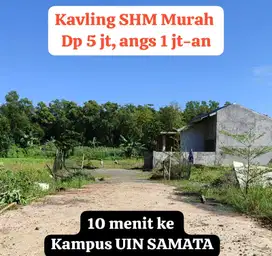 Murah tanah dekat Kampus, langsung bangun