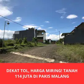 TANAH 3 MENIT EXIT TOL PAKIS MALANG AREA BANDARA
