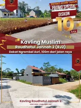 KAVLING STRATEGIS ROUDHOTUL JANNAH 2 MURAH NYAMAN STRATEGIS