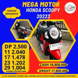 HONDA SCOOPY 2023 CASH KREDIT JAMINAN GARANSI SEPUASNYA
