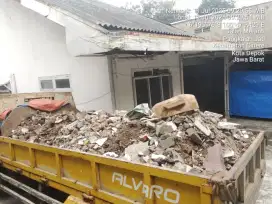 Jasa buang puing dan sampah proyek