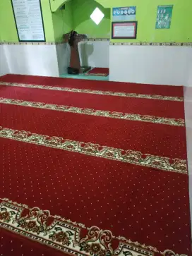 Jual Karpet masjid musholla Harga meteran dan Roll Bisa