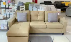 SOFA SUDUT L KULIT