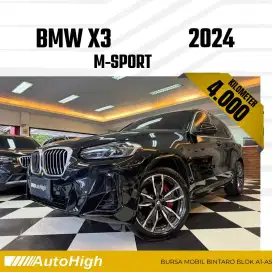 DP10% [Km4.000] X3 M-Sport 2024 Black Reg 2025 #AUTOHIGH