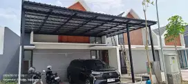 Kanopi carport baja ringan atap spandek