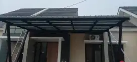 Kanopi Carport Galvalum atap spandek pasir