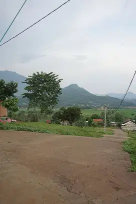 Jual tanah kavling dengan view penggunungan