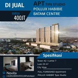 FULL FURNISHED Apartment POLLUX HABIBIE Type Studio, Batam Centre