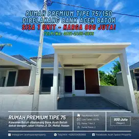 Dijual Rumah di Batoh Belakang Bank Aceh - Rumah Siap Huni Pusat Kota!