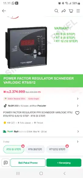 Kapasitor merk schneider