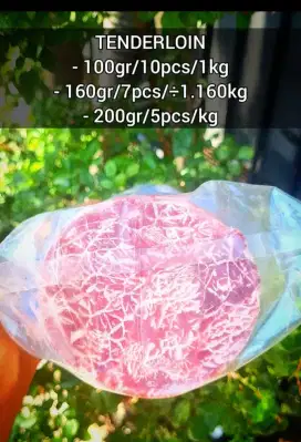 Tenderloin Meltique Steak 100gr 160gr 200gr