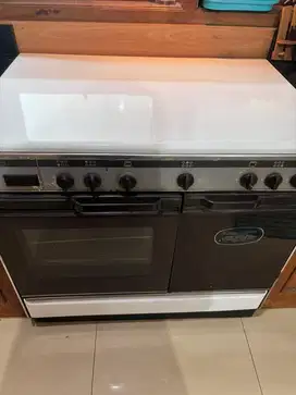 kompor,oven dan cookerhood,merk tecno gas,masih bagus banget