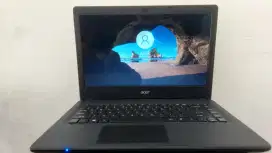 JUAL LAPTOP ACER ES1-421 AMD E1-6010 RAM4GB,SSD128GB,WIN10PRO