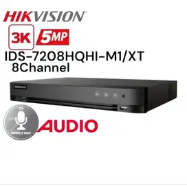 DVR CCTV HIKVISION 8CH UPto 5MP two way
