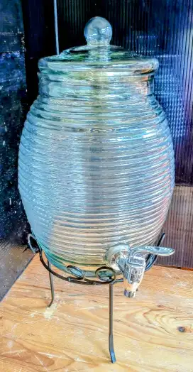 Drink dispenser kaca untuk acara/pesta